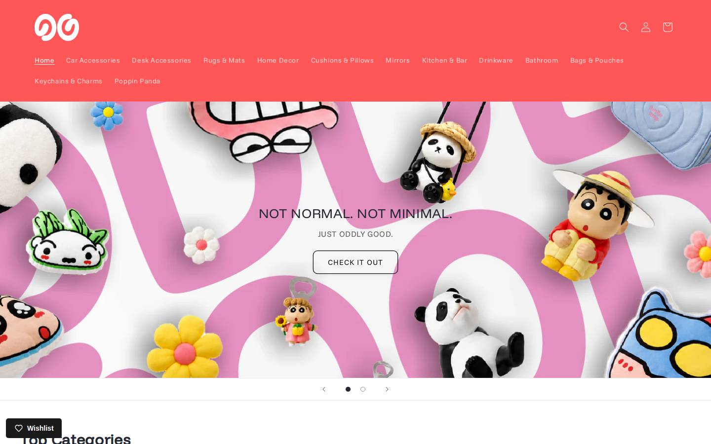 shopoddlygood.com homepage screenshot