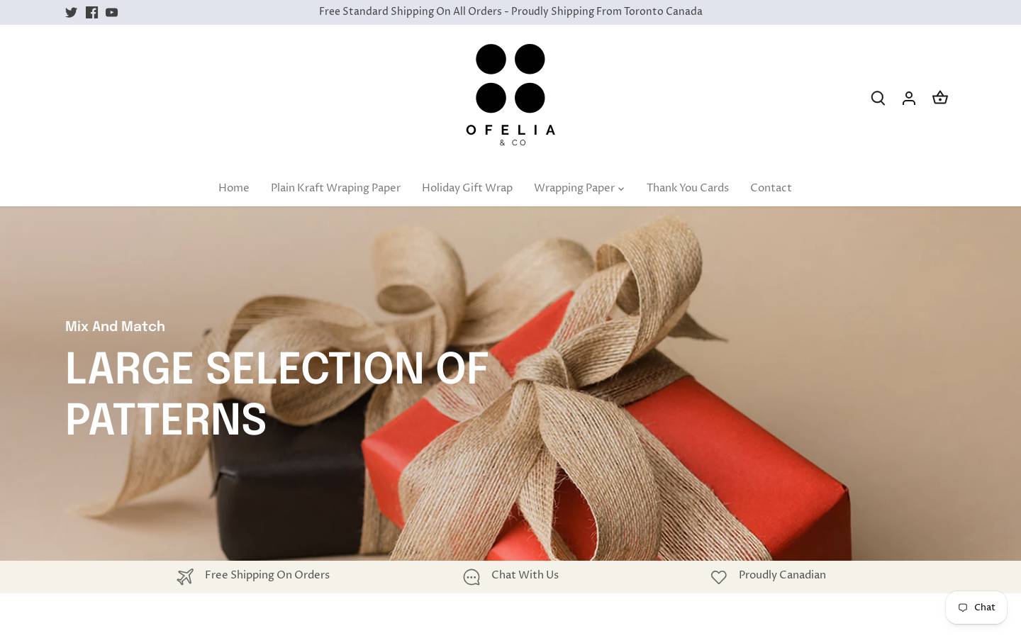 shopofelia.com homepage screenshot