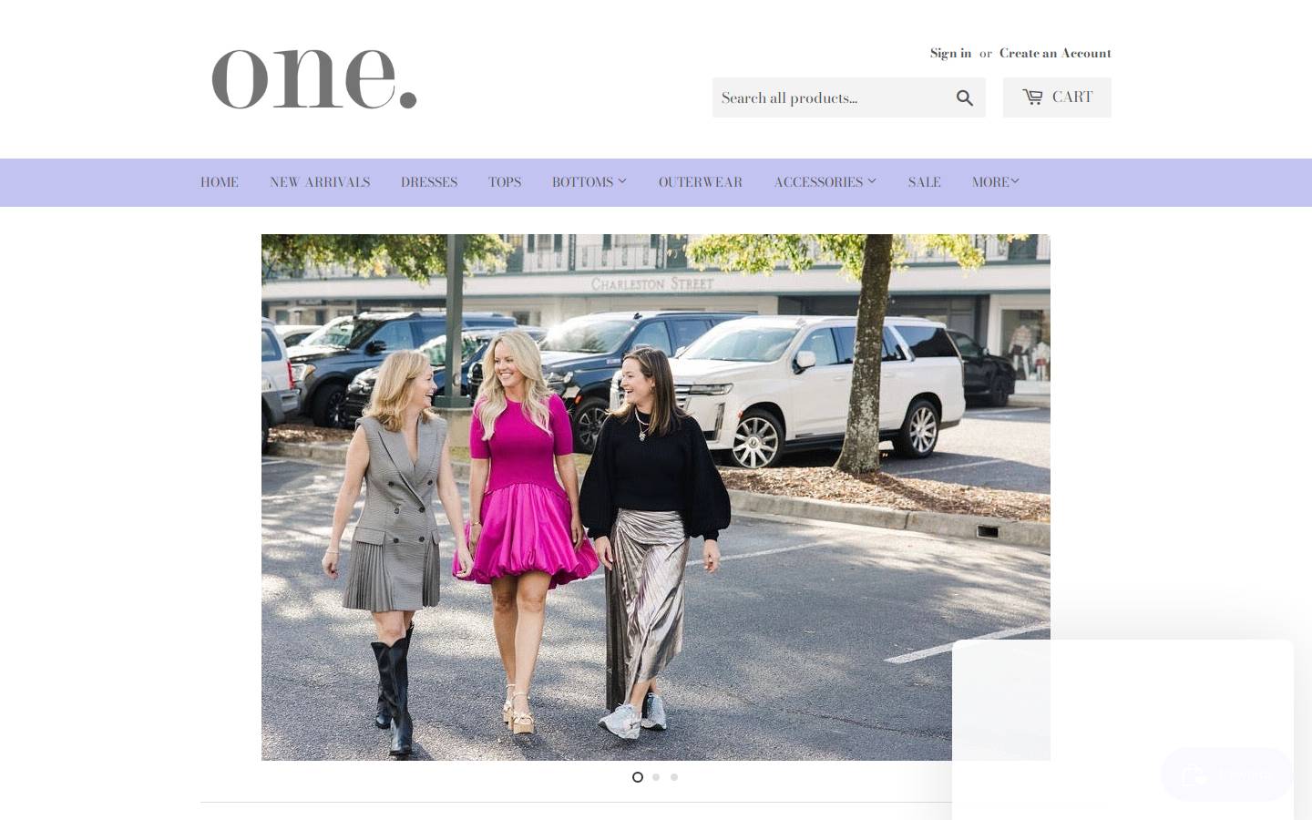 shoponeonline.com homepage screenshot