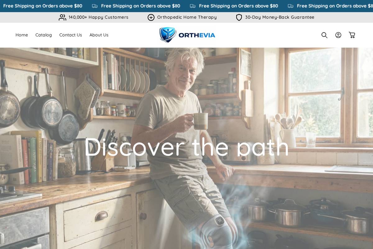 shoporthevia.com homepage screenshot