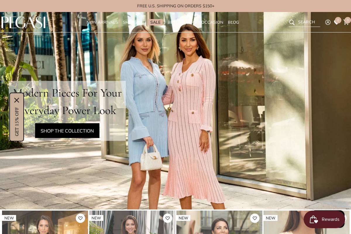 shoppegasi.com homepage screenshot