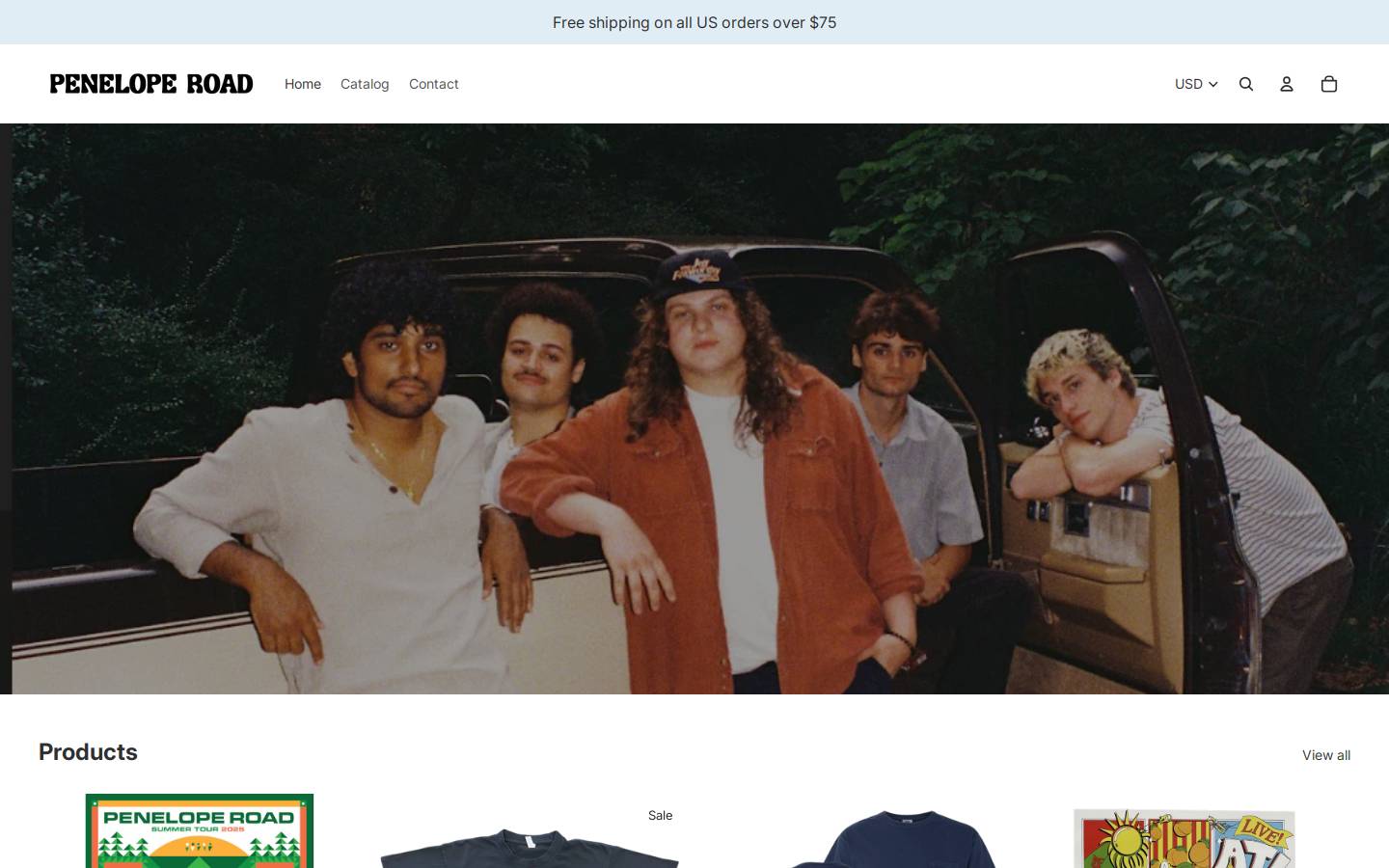 shoppeneloperoad.com homepage screenshot