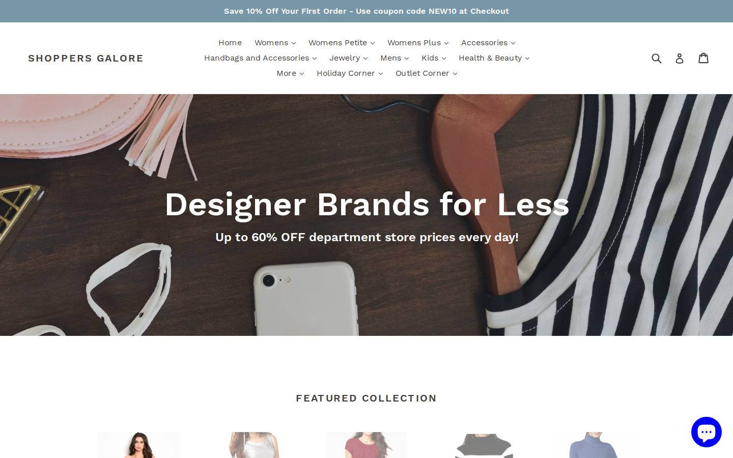 shoppgal.com homepage screenshot