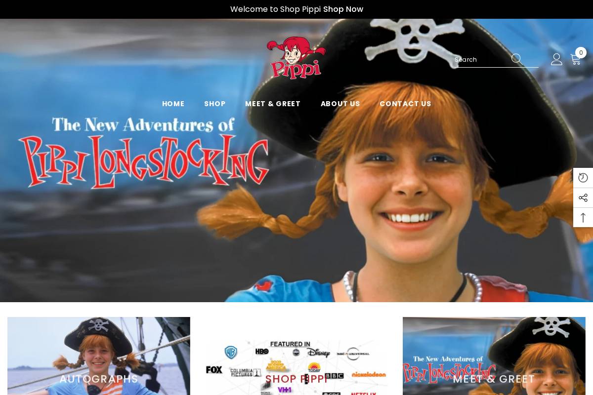 shoppippi.com homepage screenshot
