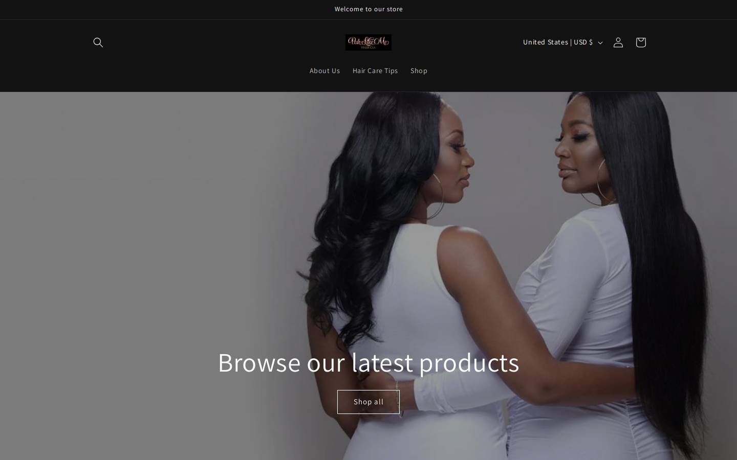 shopposhlikeme.com homepage screenshot