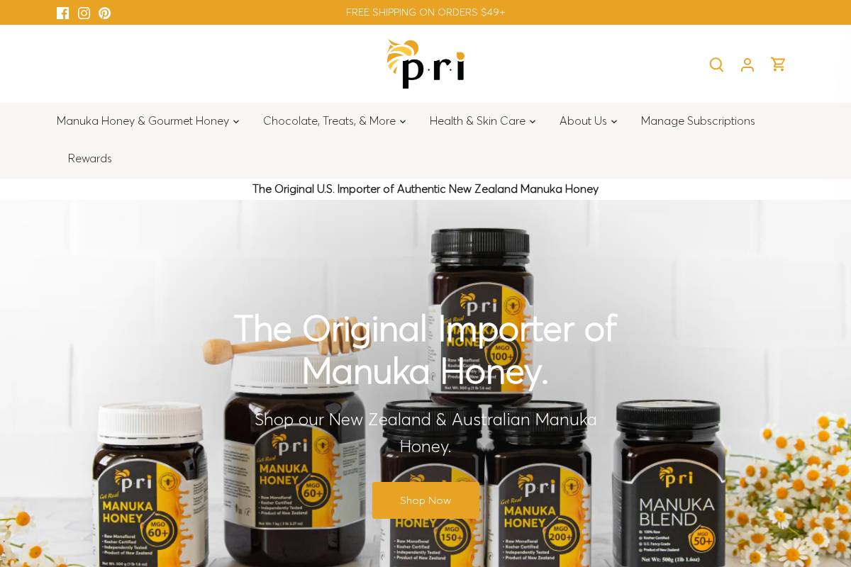 shoppri.com homepage screenshot