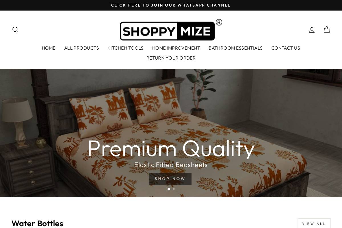 shoppymize.com homepage screenshot