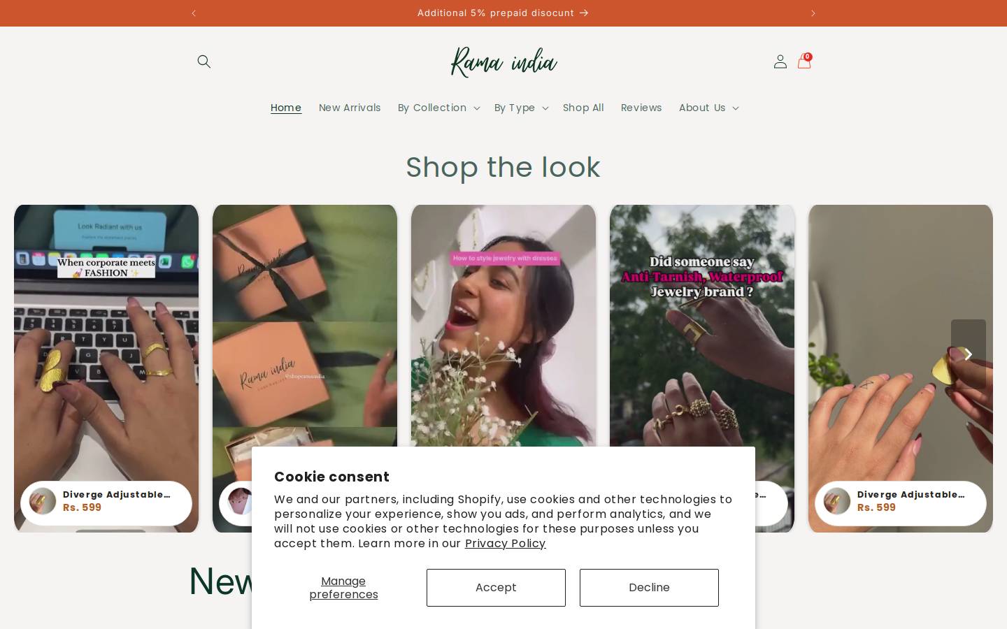 shopramaindia.com homepage screenshot