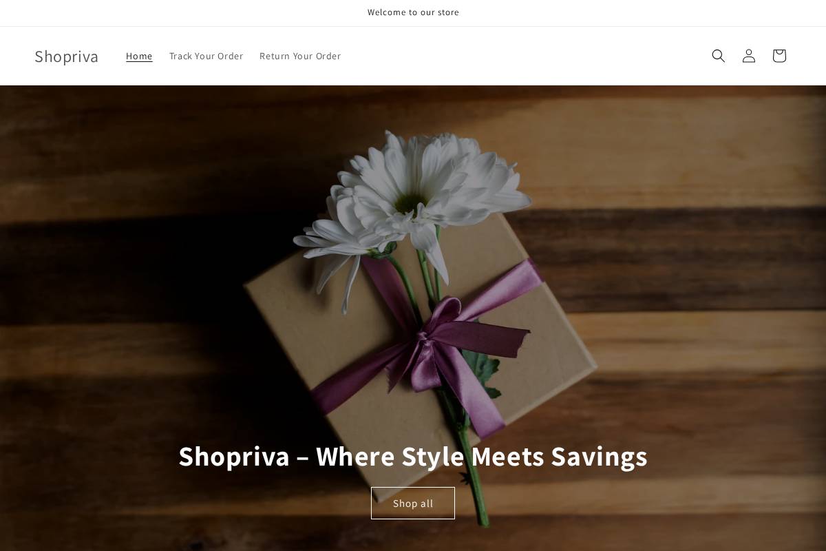 shopriva.in homepage screenshot
