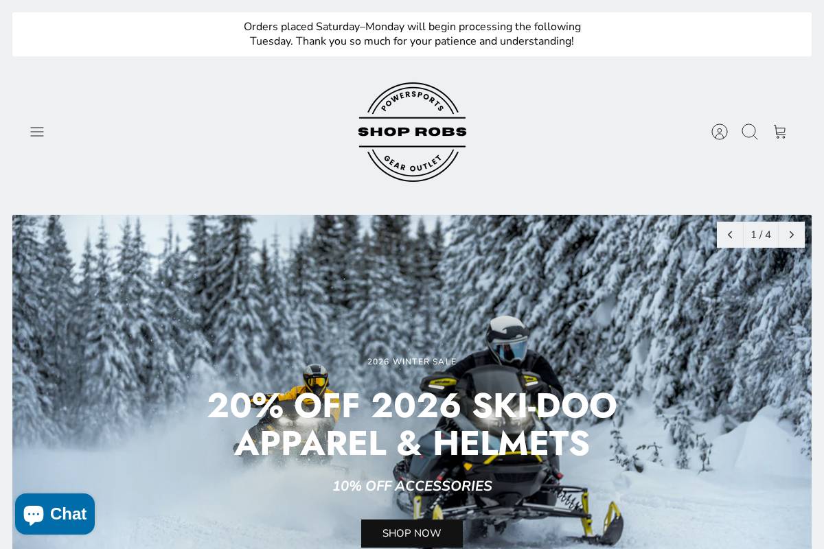 shoprobsperformance.com homepage screenshot