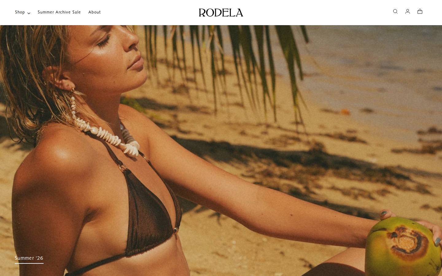 shoprodela.com homepage screenshot