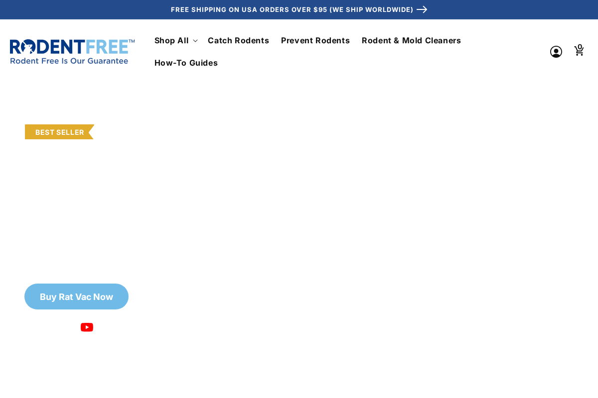 Rodent Free homepage screenshot