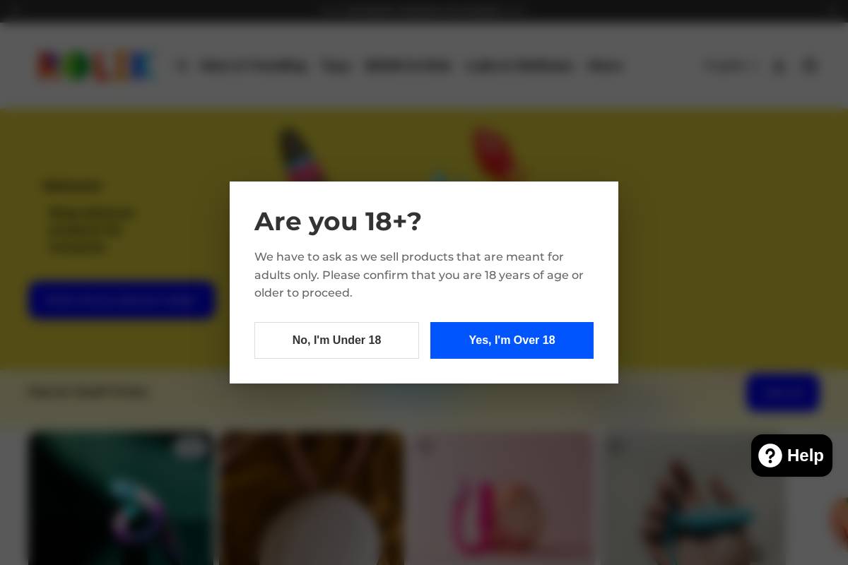 shoprolik.com homepage screenshot