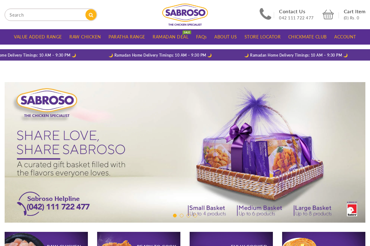 shopsabroso.pk homepage screenshot