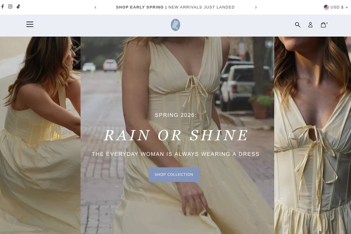 shopsavannahtaylor.com homepage screenshot