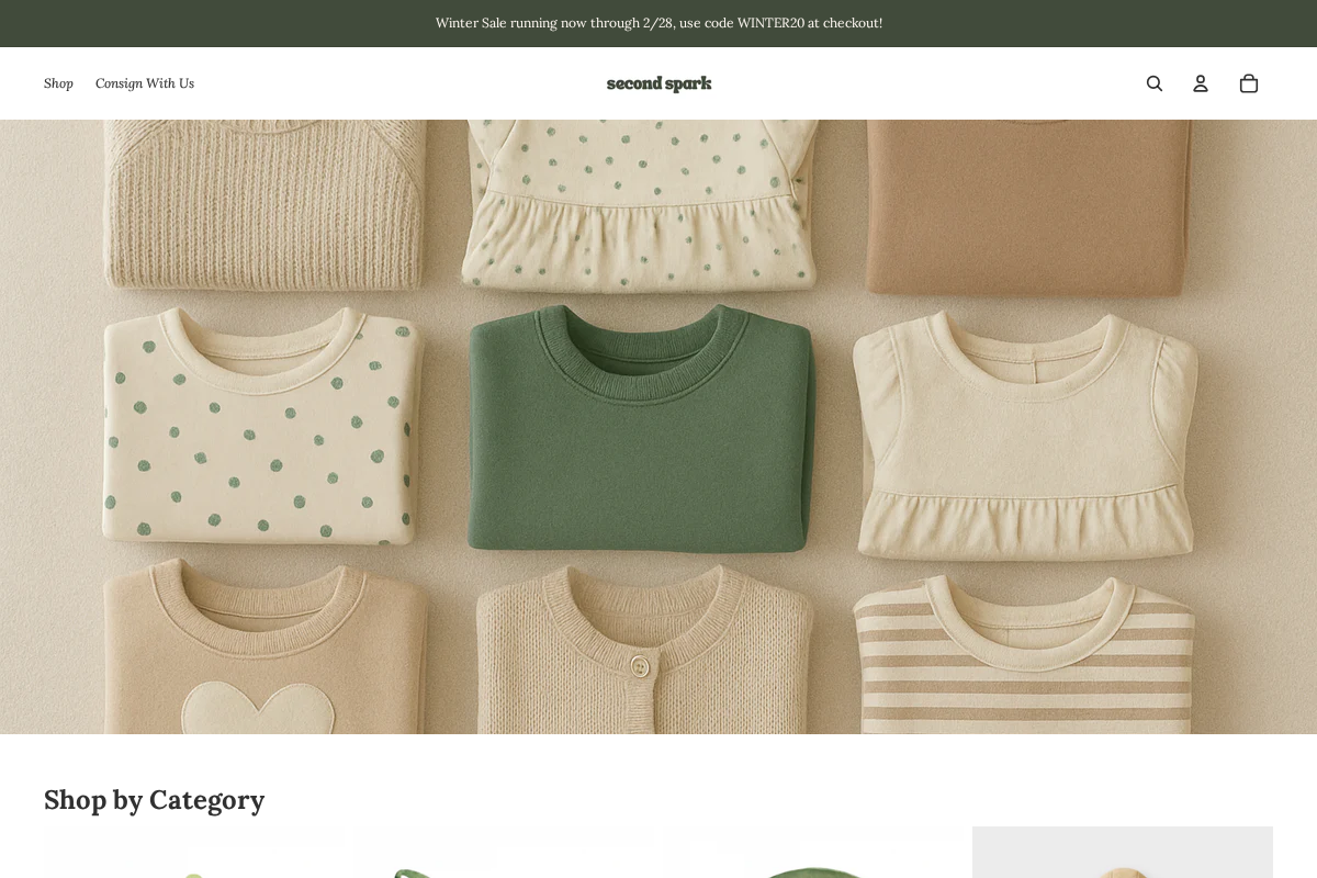 Second Spark homepage screenshot