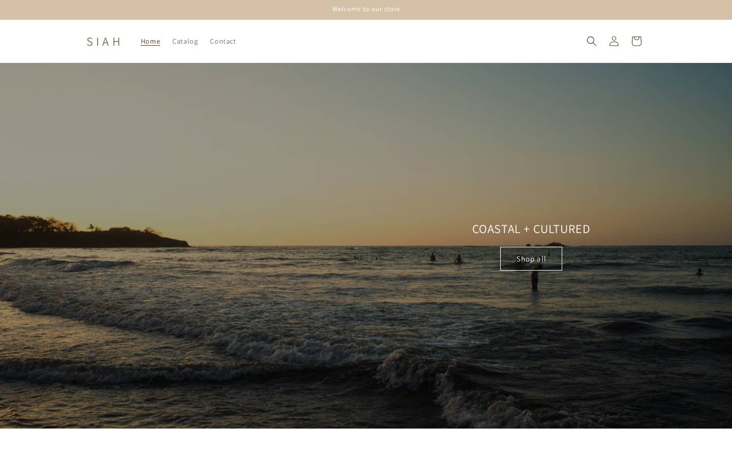 shopsiah.us homepage screenshot