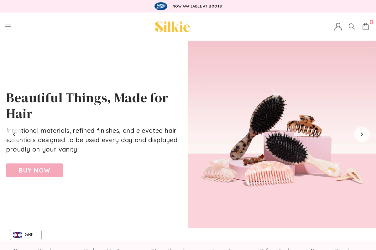 Silkie homepage screenshot