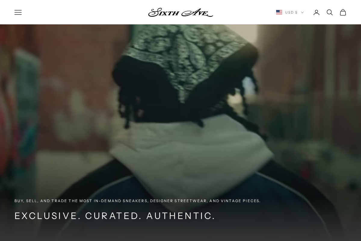 shopsixthave.com homepage screenshot