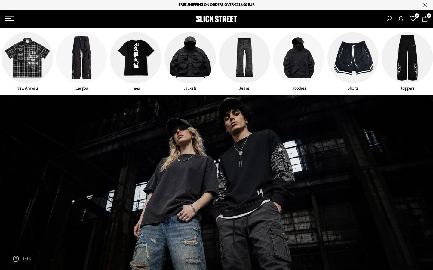 Slick Street homepage screenshot