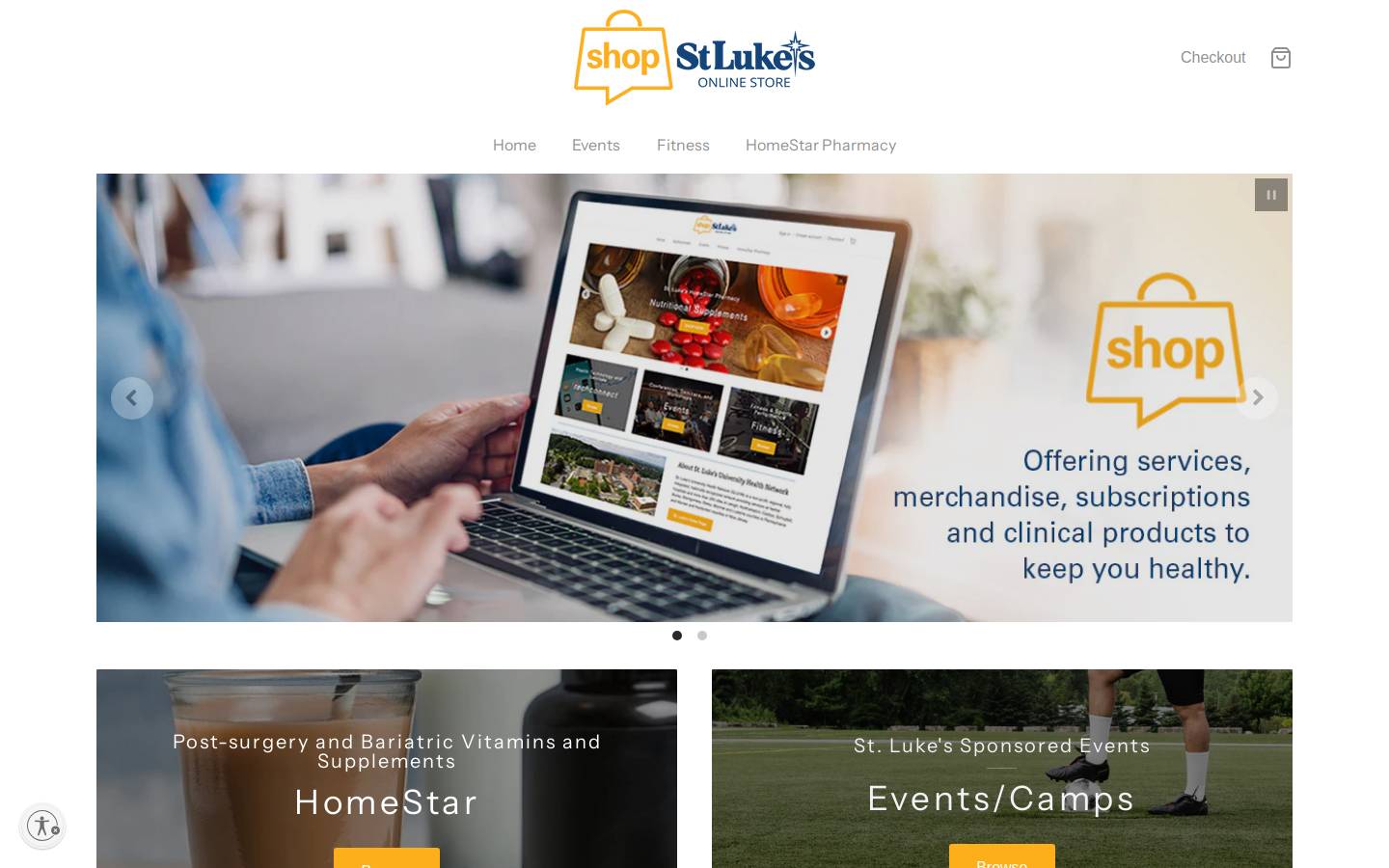 shopsluhn.org homepage screenshot