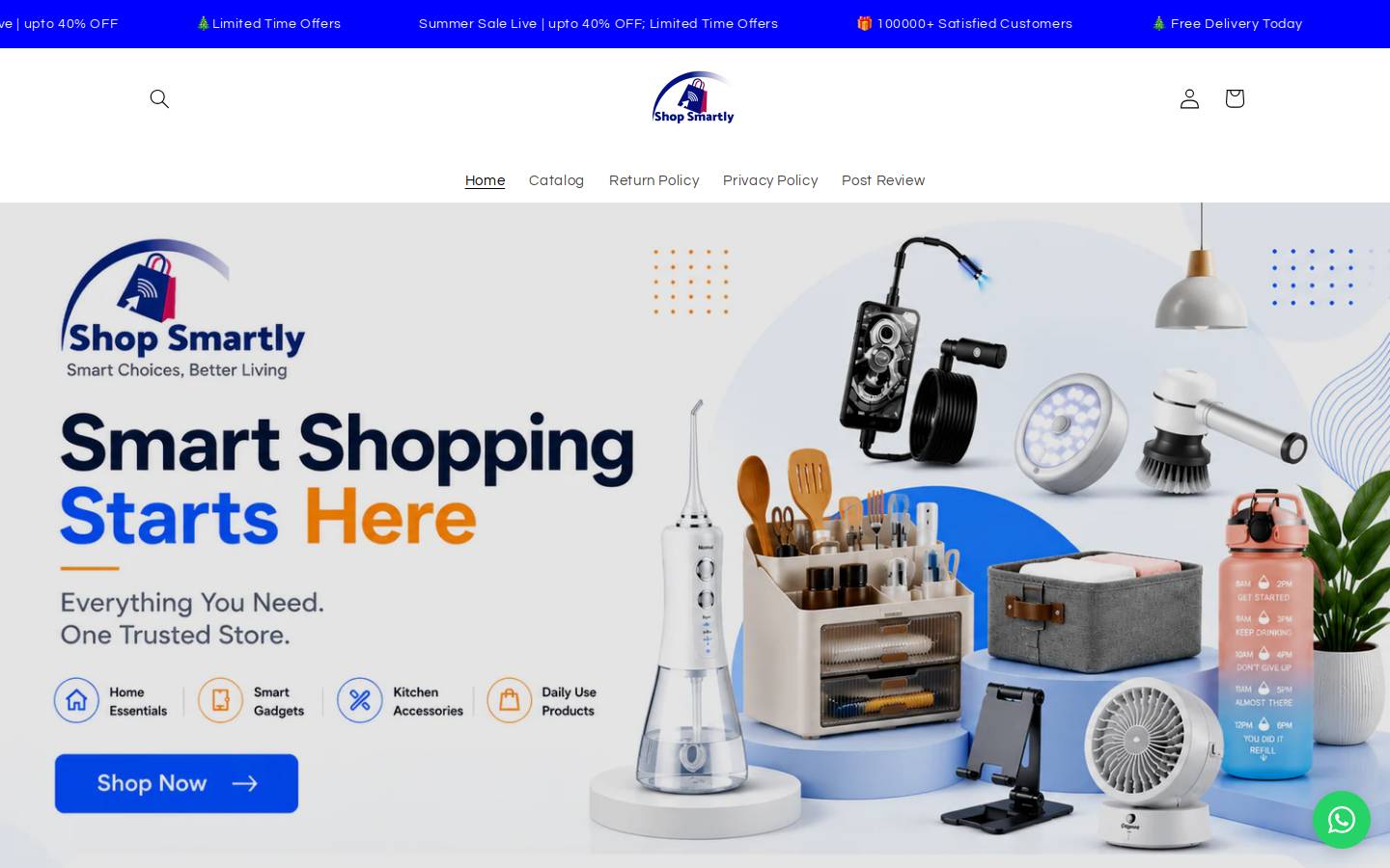 shopsmartpk.com homepage screenshot