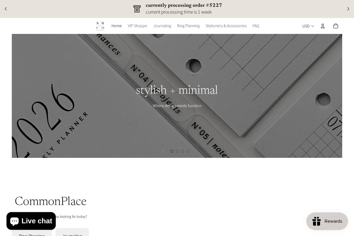 shopsmco.com homepage screenshot