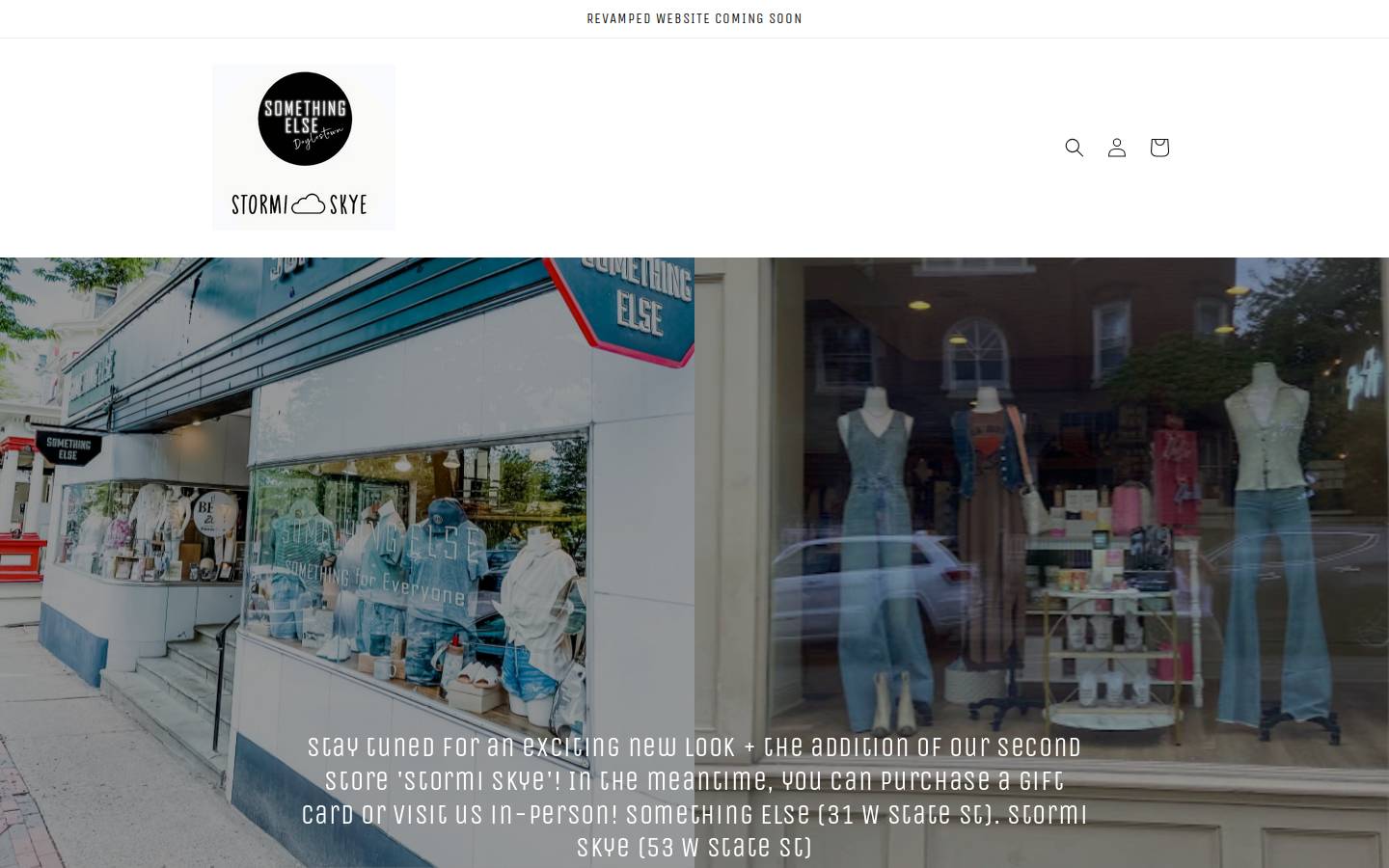 shopsomethingelse.com homepage screenshot