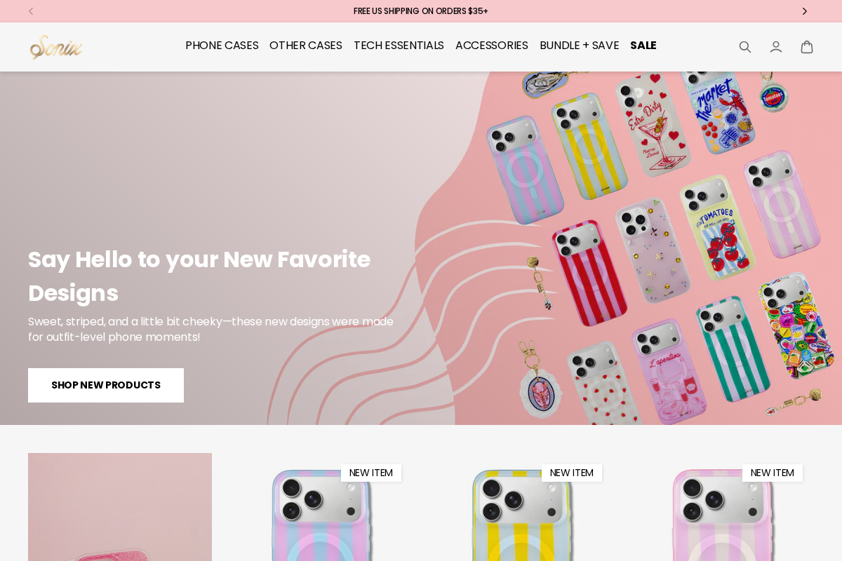 Sonix homepage screenshot