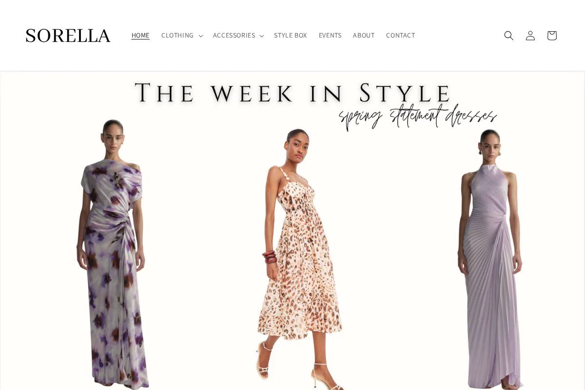 shopsorellamacon.com homepage screenshot