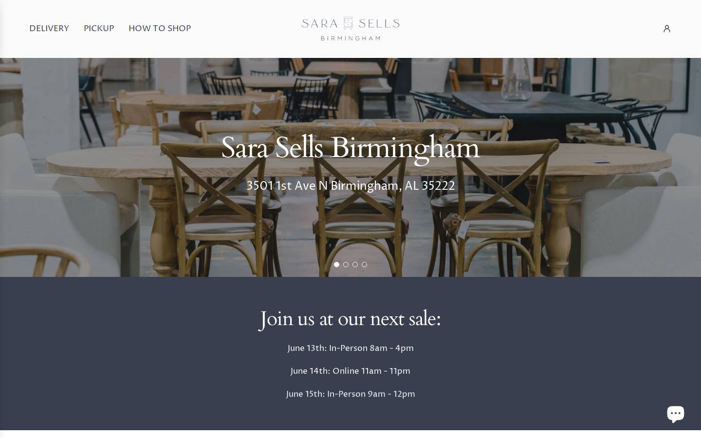 shopssbham.com homepage screenshot