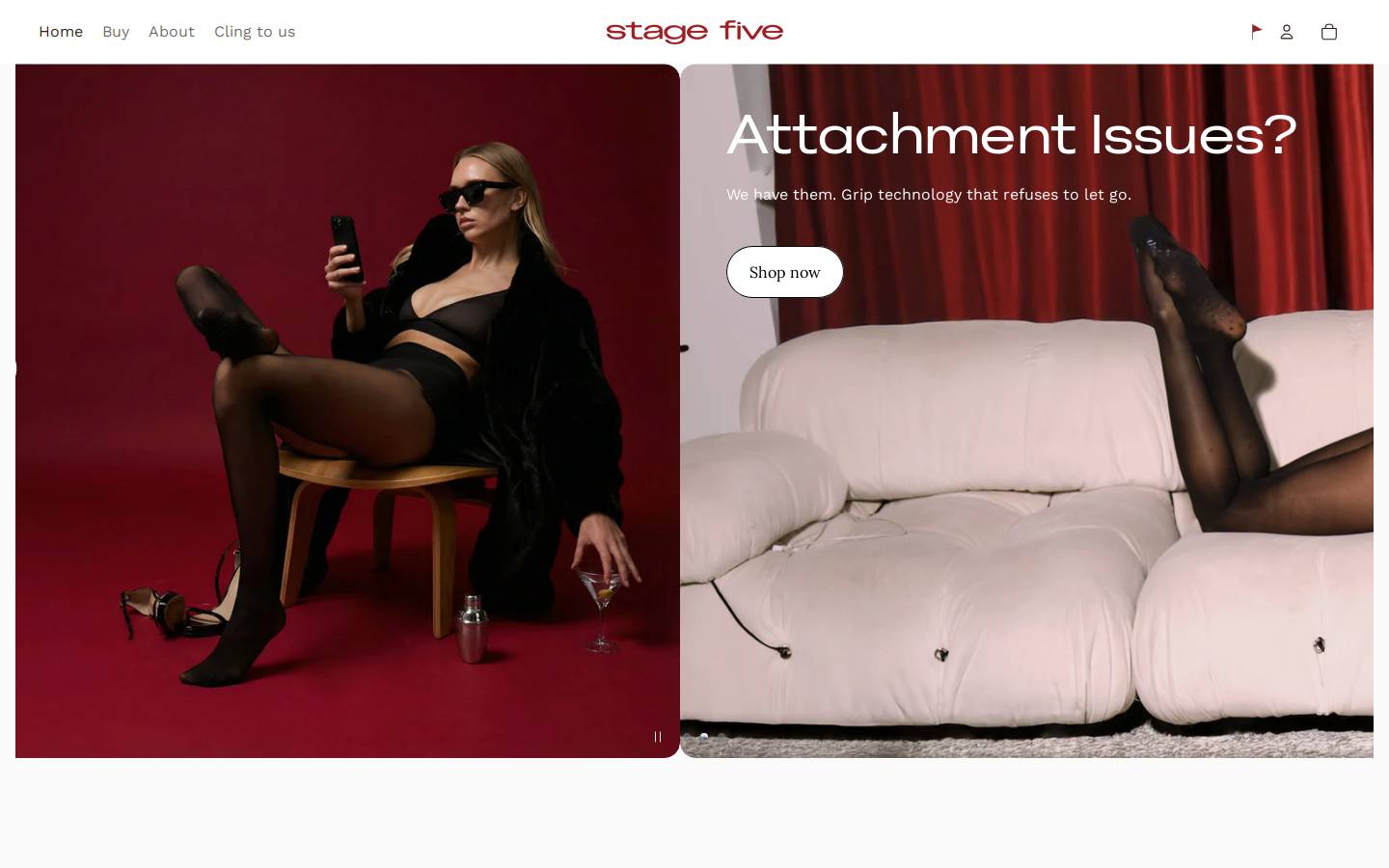 shopstagefive.com homepage screenshot