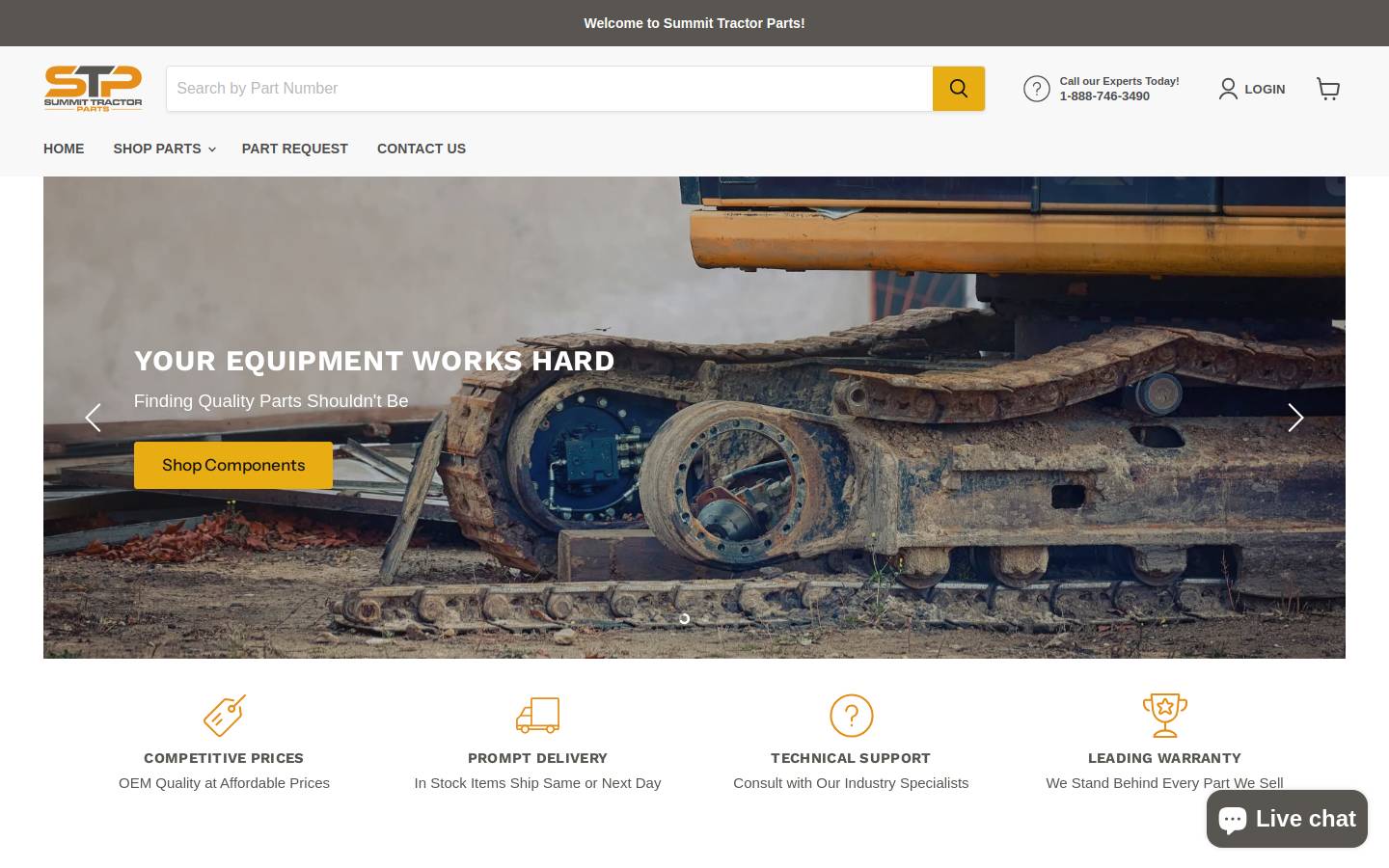 shopstp.com homepage screenshot