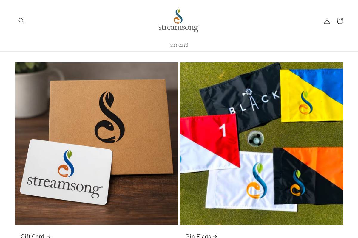 shopstreamsong.com homepage screenshot