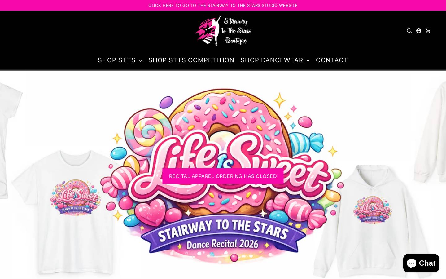 shopstts.com homepage screenshot