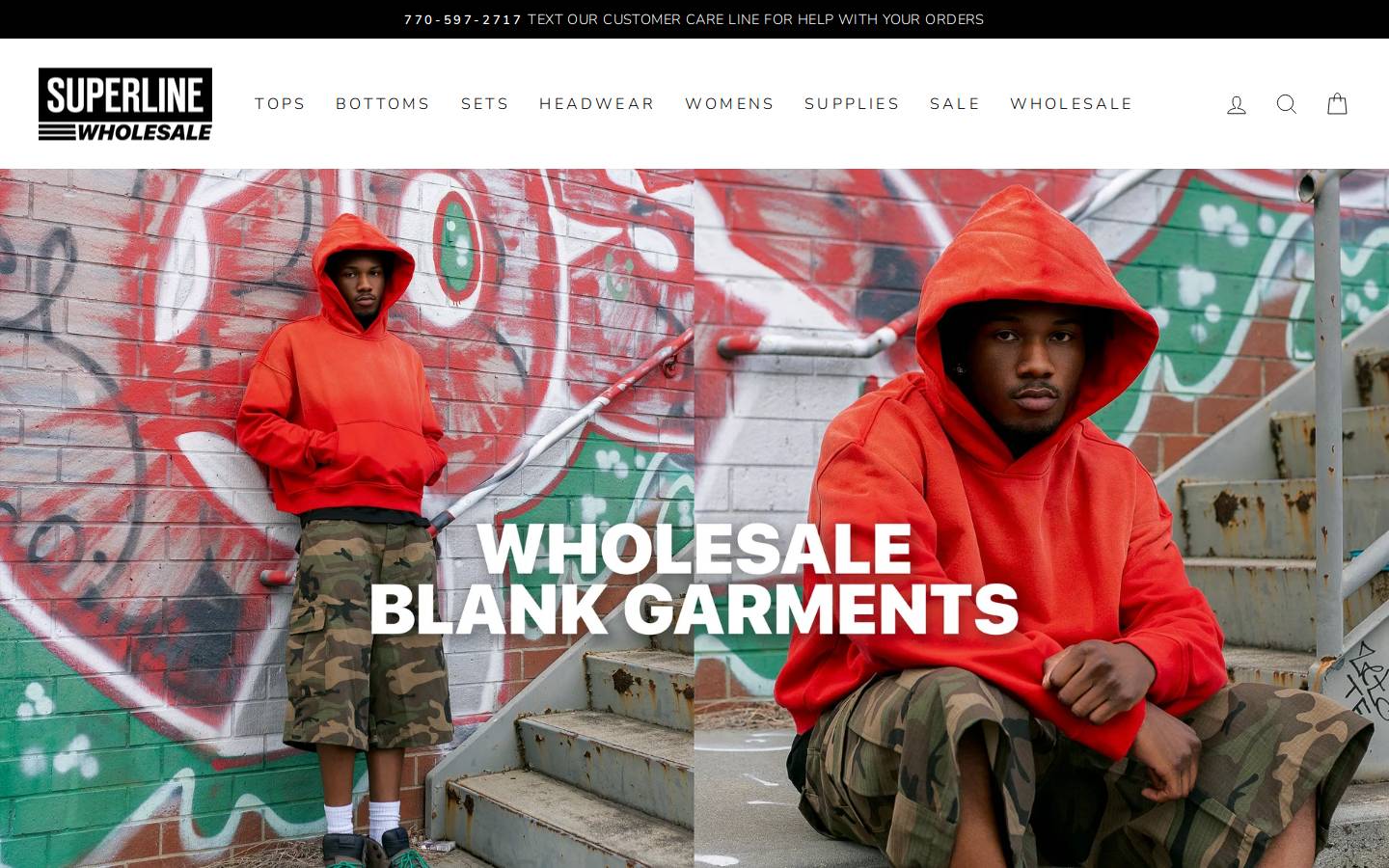 shopsuperline.com homepage screenshot