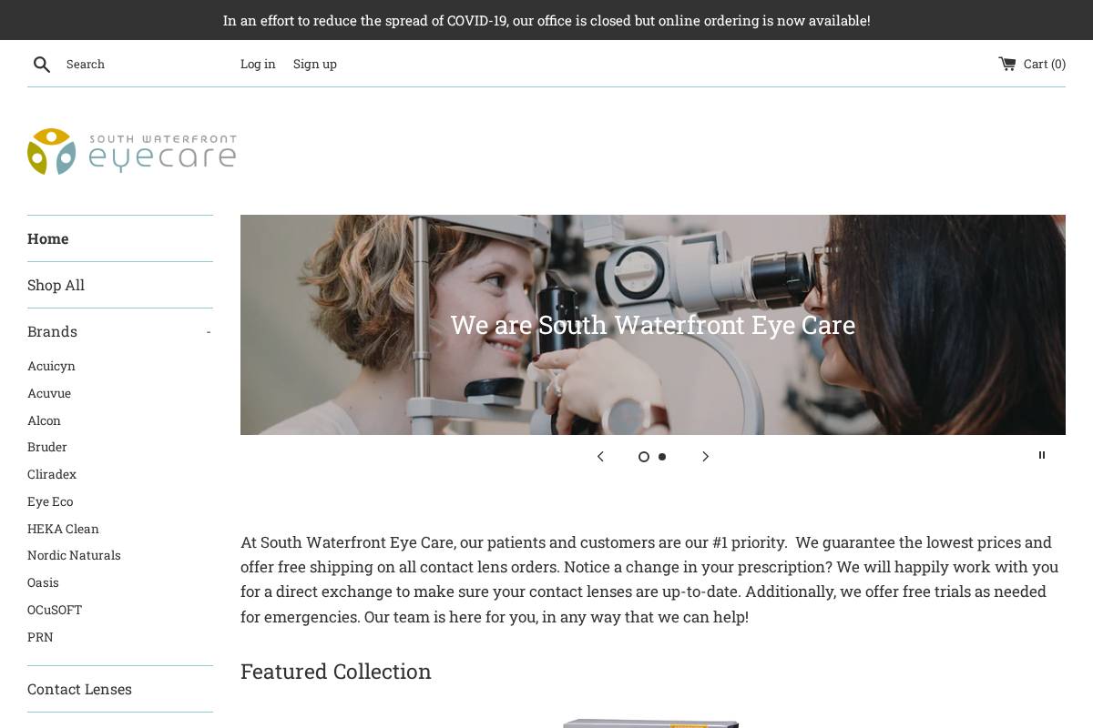 shopswec.com homepage screenshot
