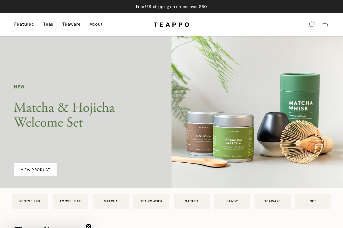 shopteappo.com homepage screenshot