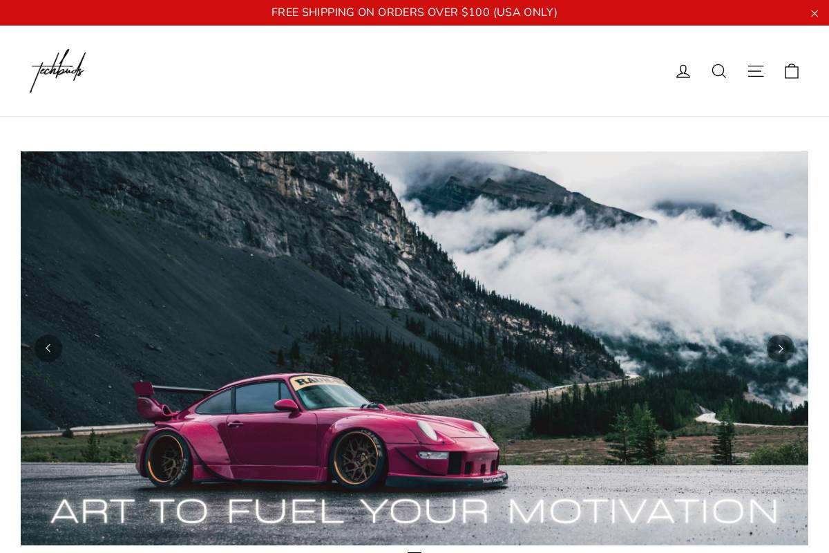 shoptechbuds.com homepage screenshot