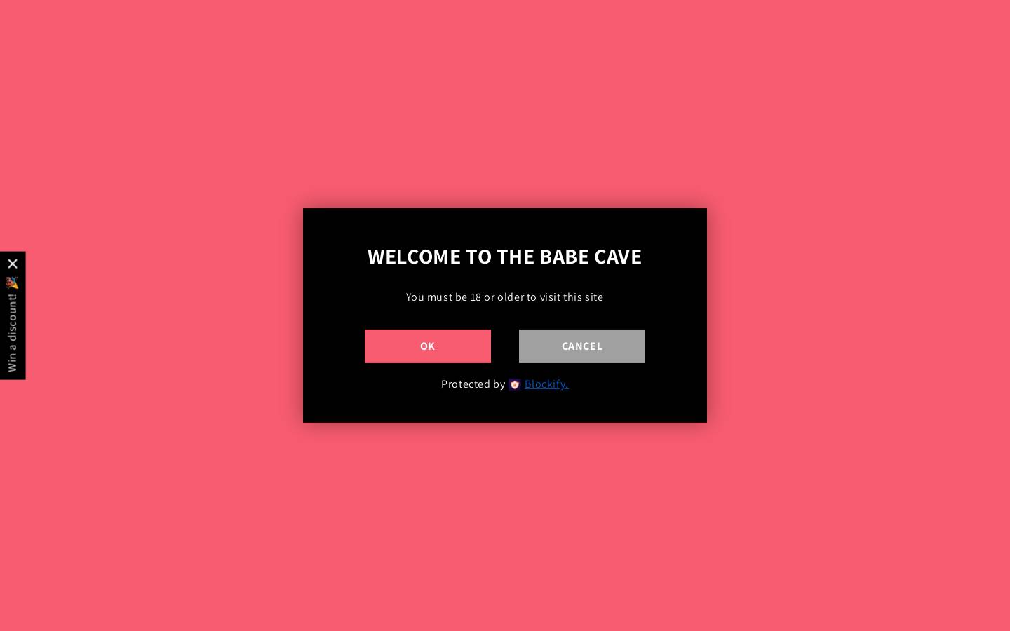 shopthebabecave.com homepage screenshot
