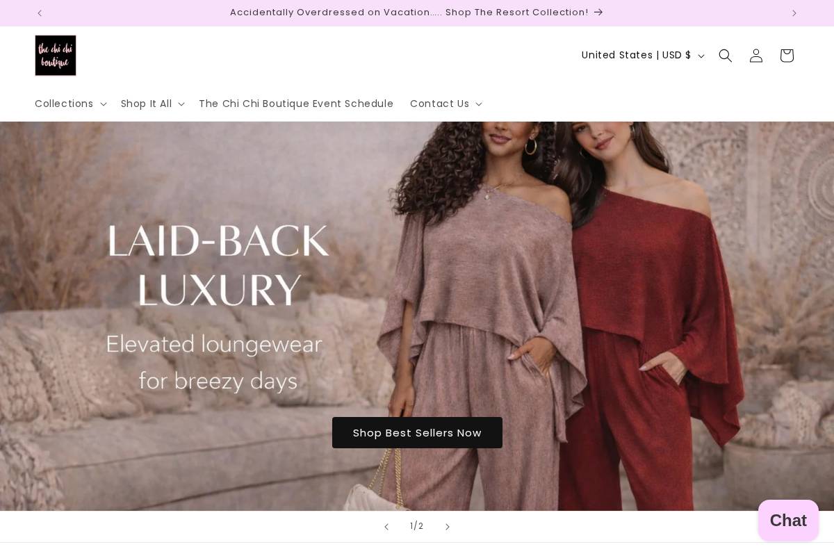 shopthechichiboutique.com homepage screenshot