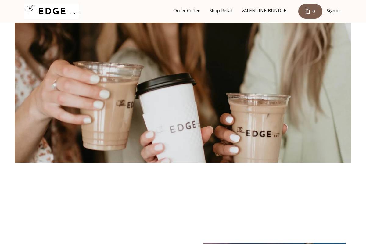 shoptheedgeco.com homepage screenshot