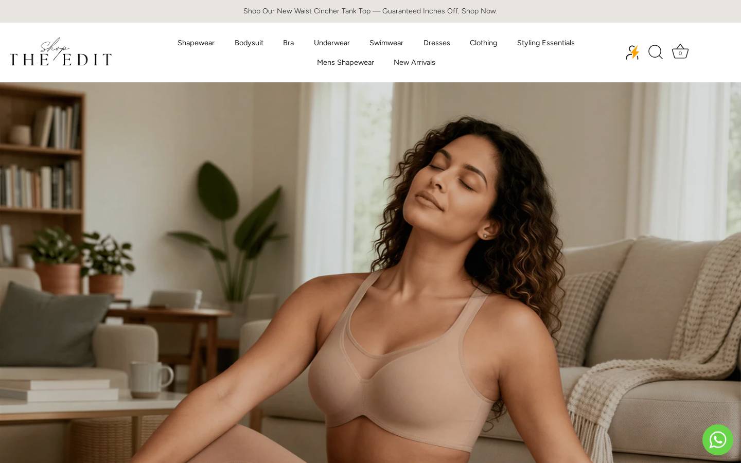 shoptheedit.in homepage screenshot
