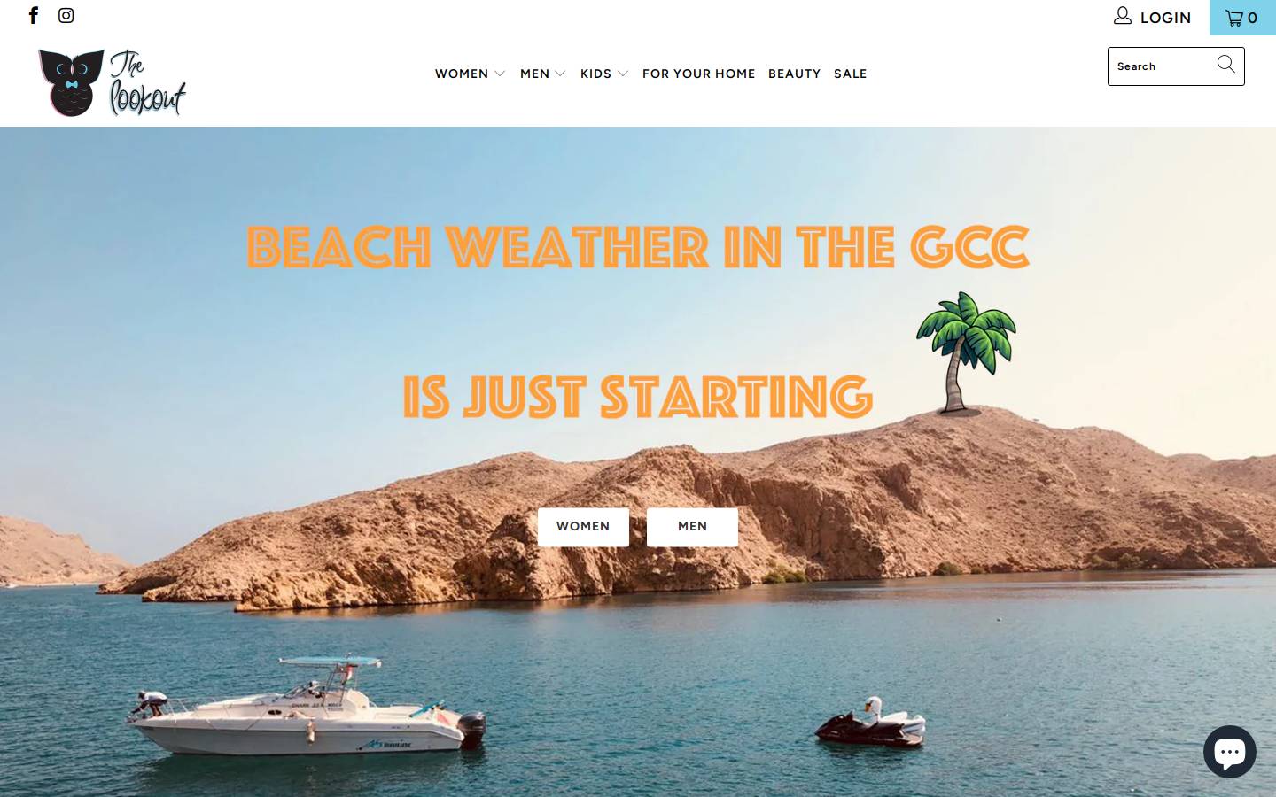 shopthelookout.com homepage screenshot