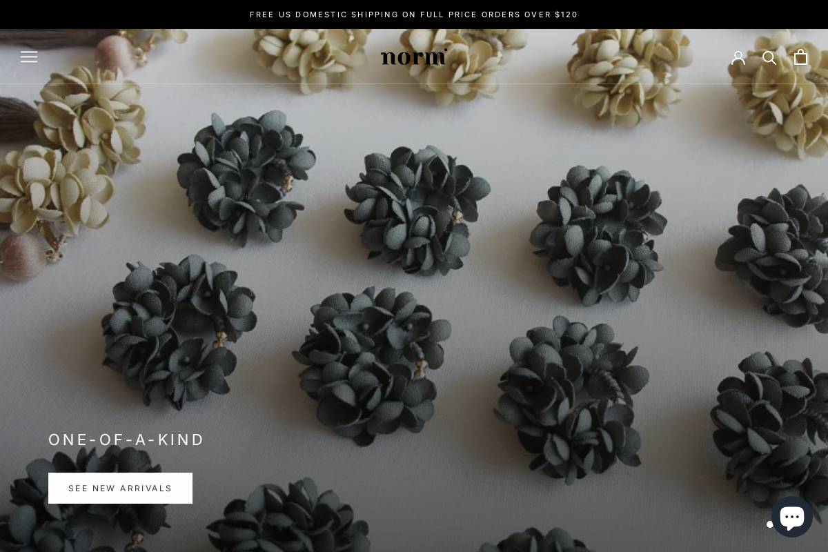 shopthenewnorm.com homepage screenshot