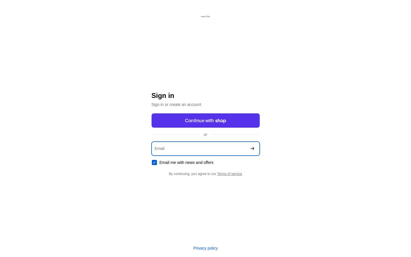 shopthepair.com homepage screenshot