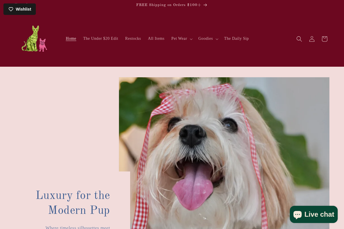The Pawster homepage screenshot