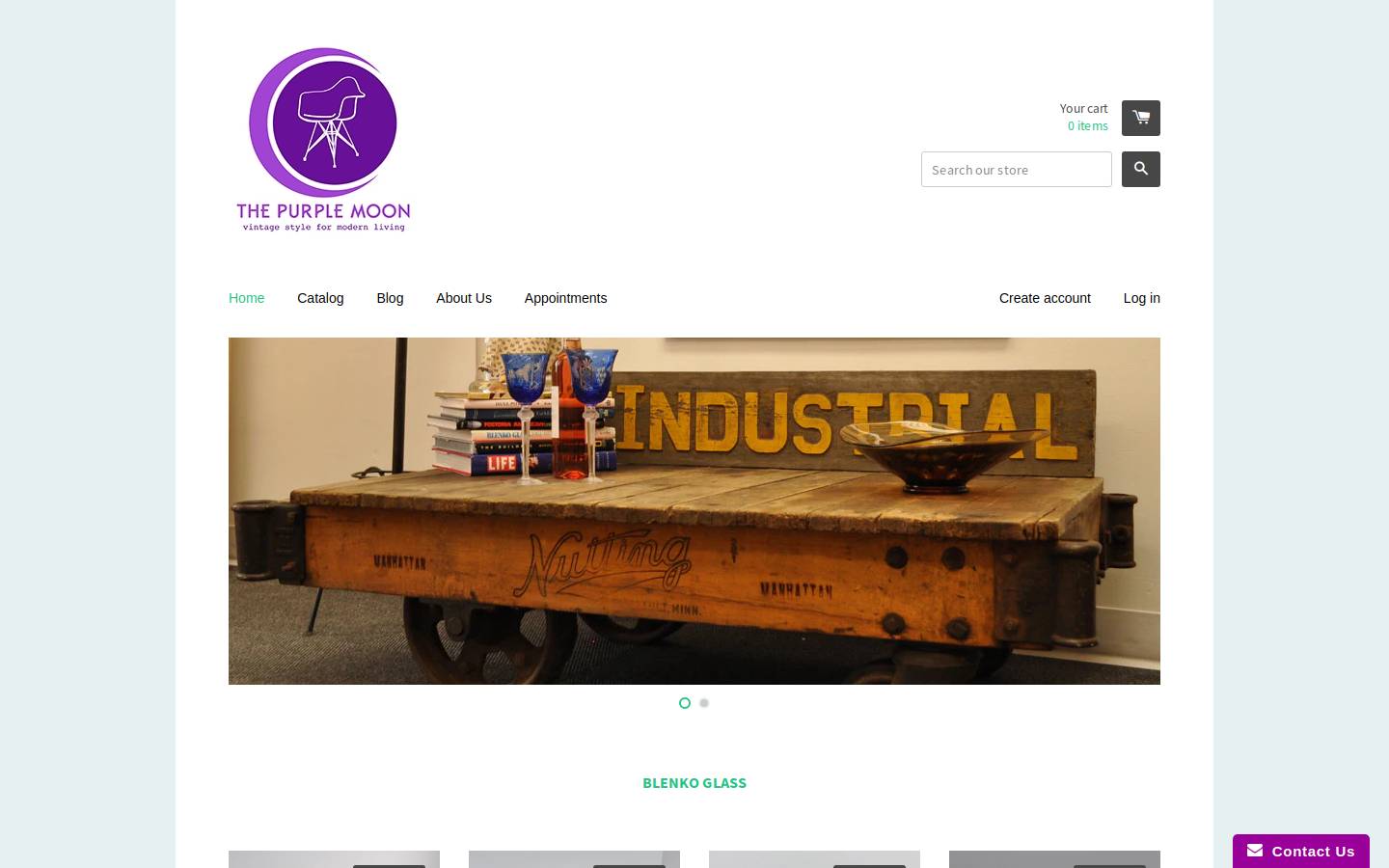 shopthepurplemoon.com homepage screenshot