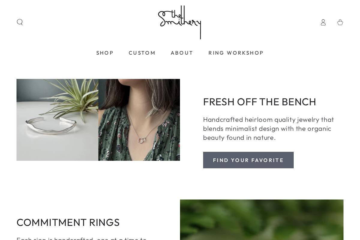 shopthesmithery.com homepage screenshot