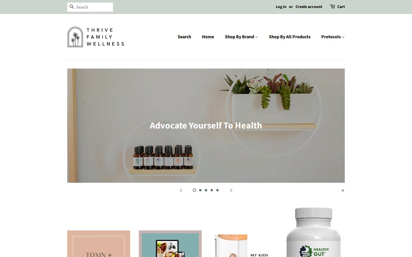 shopthrivefamilywellnessaz.com homepage screenshot